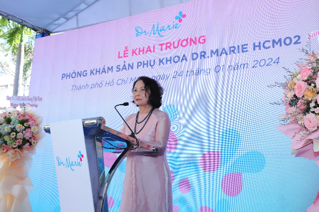 Bà Nguyễn Thị Bích Hằng – Chủ tịch Hội đồng thành viên của Dr. Marie